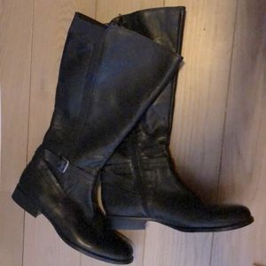 Black Naturalizer Riding Boots
